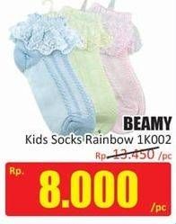 Promo Harga BEAMY Kids Socks Rainbow 1K002  - Hari Hari