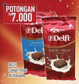 Promo Harga DELFI Chocolate All Variants 155 gr - Hypermart