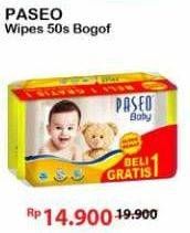 Promo Harga PASEO Baby Wipes 50 sheet - Alfamart