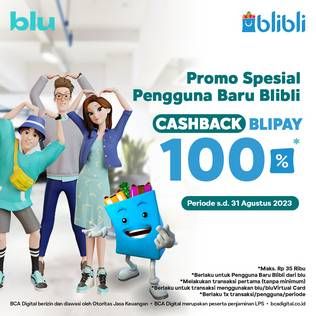 Promo Harga Cashback BliPay 100%  - BCA