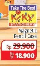 Promo Harga KIKY Magnetic Pencil Case  - Lotte Grosir