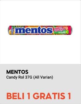 Promo Harga Mentos Candy All Variants 37 gr - Indomaret