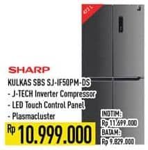 Promo Harga Sharp SJ-IF50PM-DS New Queen Series 2021  - Hypermart