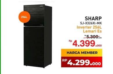 Promo Harga Sharp SJ-326XI-MK  - Yogya