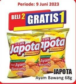 Promo Harga Japota Potato Chips Ayam Bawang 68 gr - Hari Hari