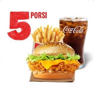 Promo Harga KFC Working Lunch Dinner Burger  - KFC