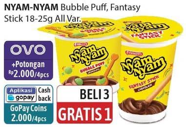 Harga Arnott's Nyam Nyam Bubble Puff/Arnott's Nyam Nyam Fantasy Stick