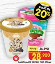 Promo Harga Campina Ice Cream Cake Series 350 ml - Superindo
