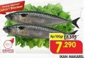 Promo Harga Ikan Makarel per 100 gr - Superindo