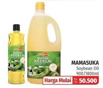 Promo Harga MAMASUKA Soy Bean Oil 900 ml - Lotte Grosir