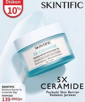 Promo Harga Skintific 5x Ceramide Barrier Moisture Gel 30 gr - Guardian