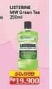 Promo Harga Listerine Mouthwash Antiseptic Natural Green Tea 250 ml - Alfamart