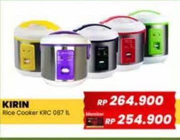 Promo Harga Kirin KRC 087  - Yogya