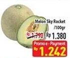 Promo Harga Melon Sky Rocket per 100 gr - Hypermart