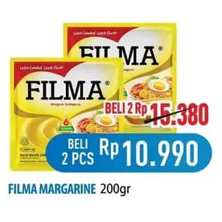 Promo Harga Filma Margarin 200 gr - Hypermart