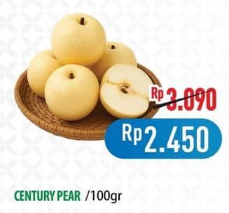 Promo Harga Pear Century per 100 gr - Hypermart