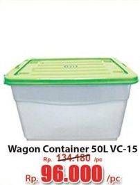 Promo Harga Lion Star Wagon Container VC-15 50000 ml - Hari Hari