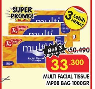 Promo Harga Multi Facial Tissue 1000 gr - Superindo