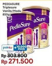 Promo Harga Pediasure Triplesure Vanila, Madu 850 gr - Indomaret