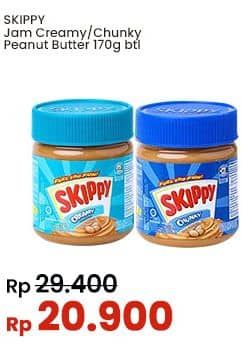 Promo Harga Skippy Peanut Butter Chunky, Creamy 170 gr - Indomaret