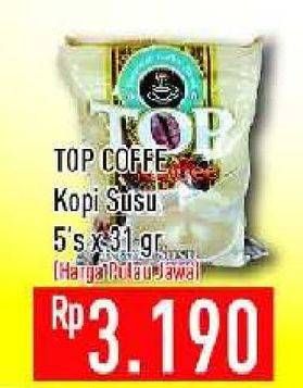 Promo Harga Top Coffee Kopi per 5 pcs 31 gr - Hypermart