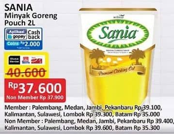 Promo Harga Sania Minyak Goreng 2000 ml - Alfamart