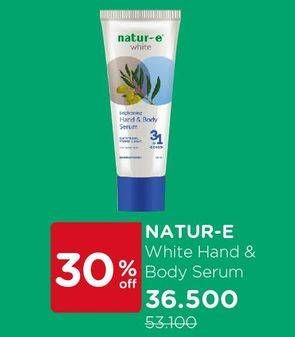 Promo Harga NATUR-E White Brightening Hand & Body Serum 180 ml - Watsons