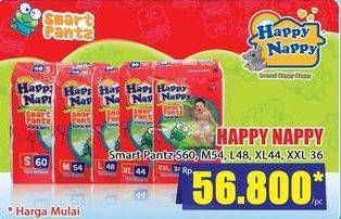 Promo Harga Happy Nappy Smart Pantz Diaper S60, M54, L48, XL44, XXL36  - Hari Hari