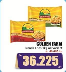 Promo Harga Golden Farm French Fries All Variants 1000 gr - Hari Hari