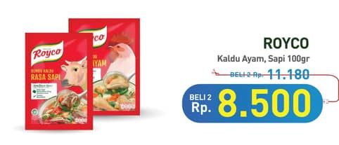 Promo Harga Royco Penyedap Rasa Sapi, Ayam 100 gr - Hypermart