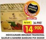Promo Harga INDOCULINAIRE Minuman Tradisional Bajigur, Bandrek 5 pcs - Superindo