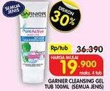 Promo Harga GARNIER Pure Active Sensitive Cleansing Gel 100 ml - Superindo