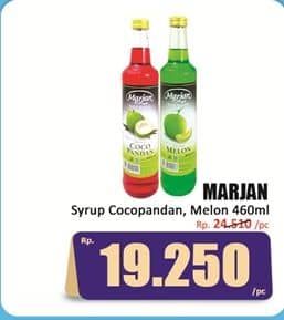 Promo Harga Marjan Syrup Boudoin Cocopandan, Melon 460 ml - Hari Hari