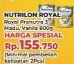 Promo Harga NUTRILON Royal 3 Susu Pertumbuhan Vanila, Madu 800 gr - Yogya