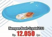 Promo Harga Green Leaf Nampan Crystal 722  - Hari Hari