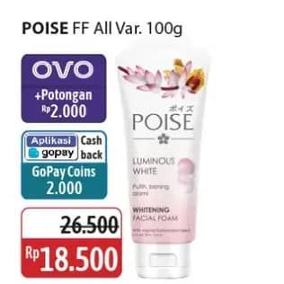 Promo Harga Poise Facial Foam All Variants 100 gr - Alfamidi