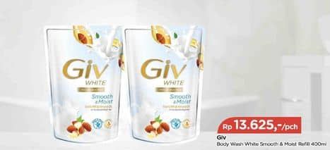 Promo Harga GIV Body Wash Glow White 450 ml - TIP TOP