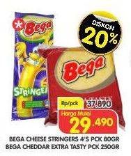Promo Harga Cheese Stringers 4's / Cheddar Extra Tasty  - Superindo