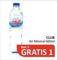 Promo Harga CLUB Air Mineral 600 ml - Alfamidi