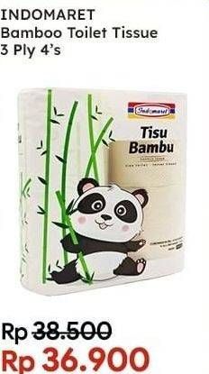 Promo Harga INDOMARET Bamboo Toilet Tissue 4 roll - Indomaret