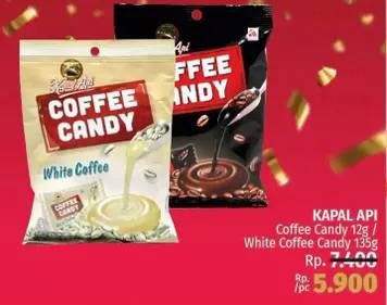 Promo Harga KAPAL API Candy Original, White Coffee 125 gr - LotteMart
