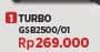 Promo Harga Turbo GS-B2500/01 | Kompor Gas Portable Mini  - COURTS