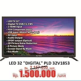 Promo Harga Polytron PLD 32V1853 Digital LED TV  - Hari Hari