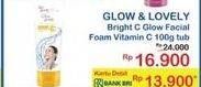 Promo Harga GLOW & LOVELY (FAIR & LOVELY) Facial Wash Bright C Glow 100 gr - Indomaret