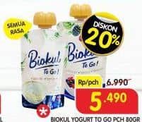 Promo Harga Biokul Yogurt To Go! All Variants 80 gr - Superindo