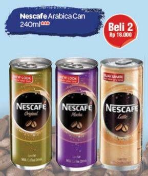 Promo Harga Nescafe Ready to Drink per 2 kaleng 240 ml - Carrefour