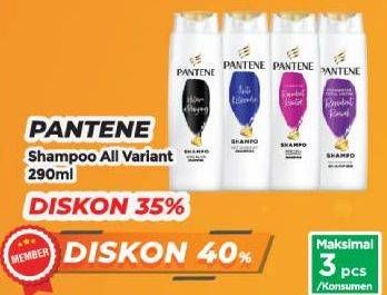 Promo Harga Pantene Shampoo All Variants 290 ml - Yogya