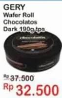 Promo Harga Chocolatos Wafer Roll Cokelat Dark 190 gr - Indomaret