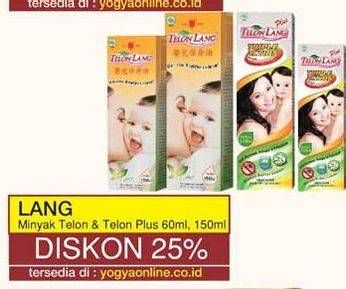 Promo Harga CAP LANG Minyak Telon Lang/Minyak Telon Lang Plus Triple Action  - Yogya