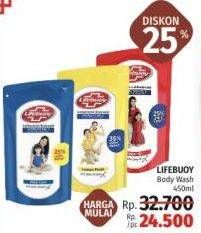 Promo Harga LIFEBUOY Body Wash 450 ml - LotteMart